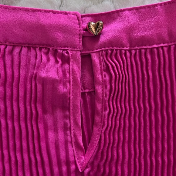 Baker by Ted Baker Girls Pink Flowy Top Size 6 - Picture 7 of 8